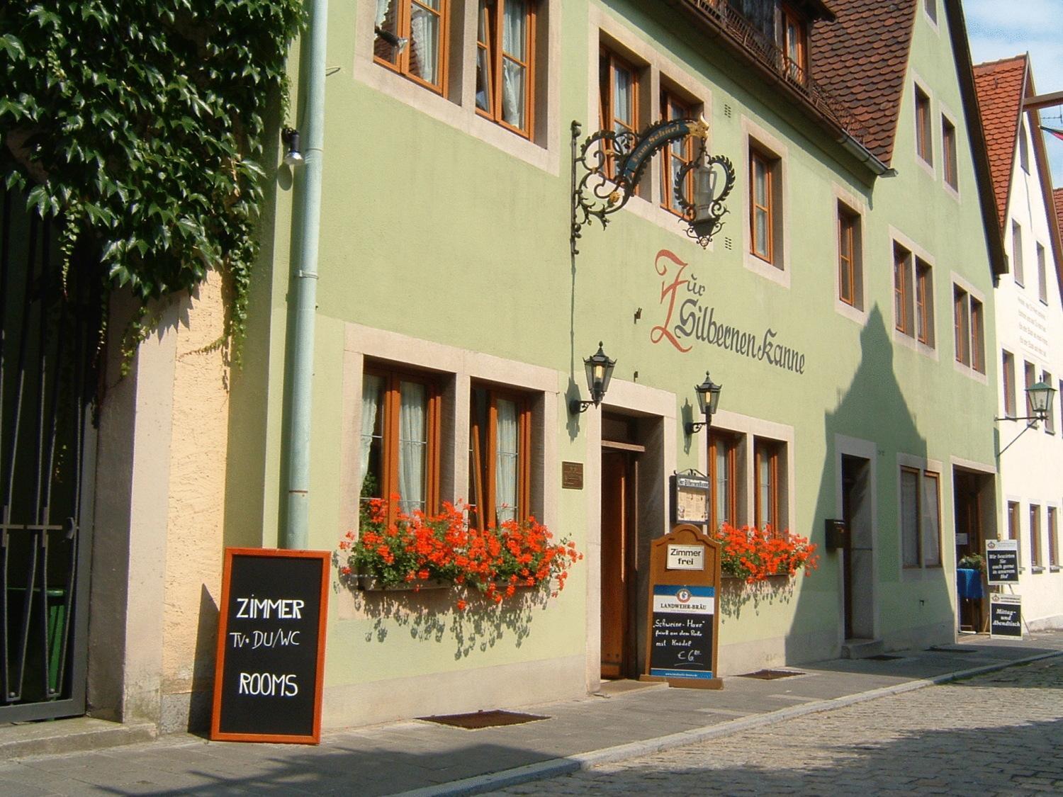 Ferienwohnungen Monteurzimmer Zur Silbernen Kanne Rothenburg ob der Tauber Zewnętrze zdjęcie