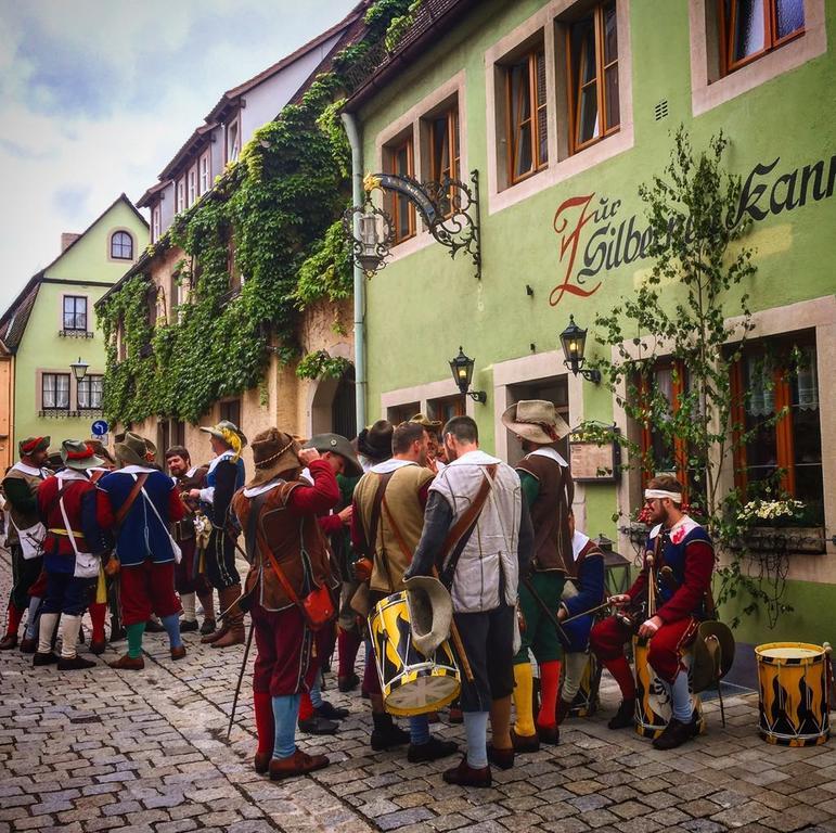 Ferienwohnungen Monteurzimmer Zur Silbernen Kanne Rothenburg ob der Tauber Zewnętrze zdjęcie
